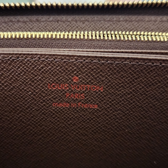New Authentic Louis Vuitton Long Zippy Organizer Wallet Damier Ebene - Picture 6 of 11